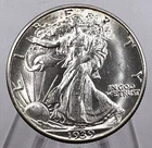 1939-D 50C Walking Liberty Half Dollar BU MS - 24903