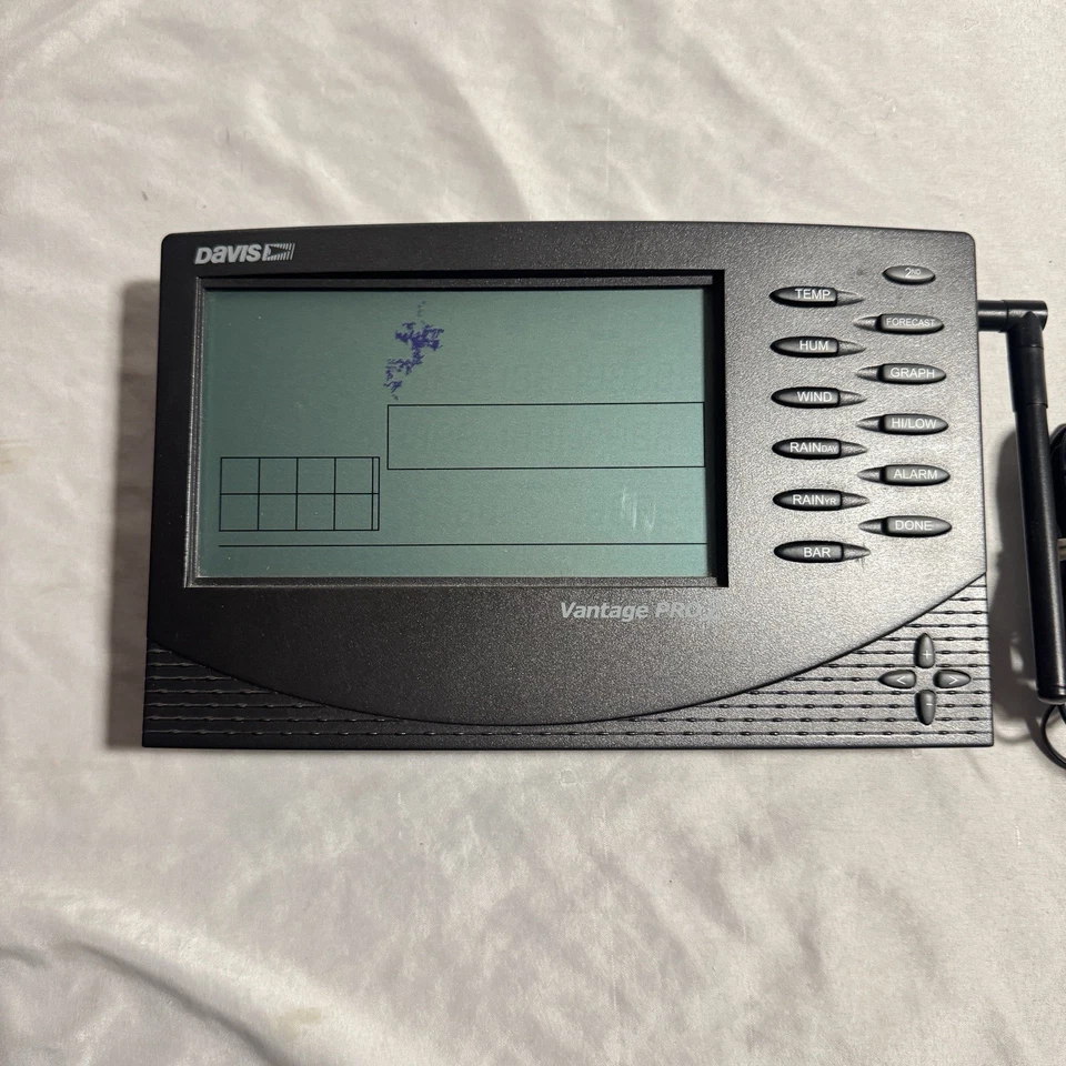 Davis Vantage Pro2 Wireless Console Receiver (6312) w/ PSU Tested/Working - Image 2 of 4