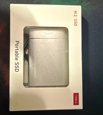 16TB Portable External SSD M.2 Silver USB-C/USB 3.0 USB-Powered Solid State