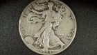 1944 P Walking Liberty Half Dollar 90% SILVER Free Shipping + Tracking + 102