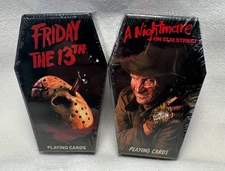 Aquarius Friday the 13th & Nightmare on Elm St playing cards *FREE Shipping*