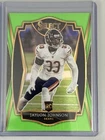 2020 Panini Select - Premier Level Jaylon Johnson #195 Neon Green Prizm /49 (RC)