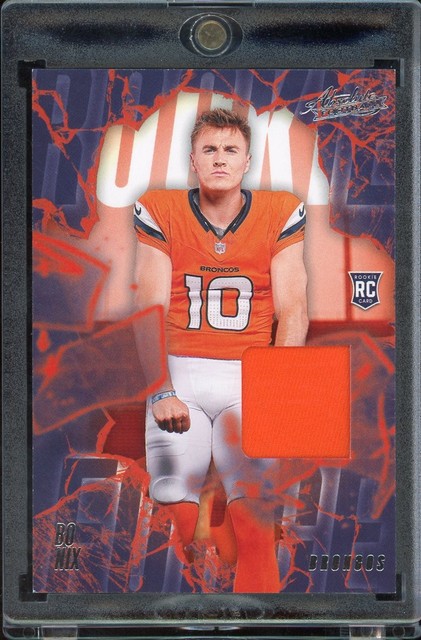 2024 Panini Absolute #RF-BNX Bo Nix Rookie Force Jersey RC