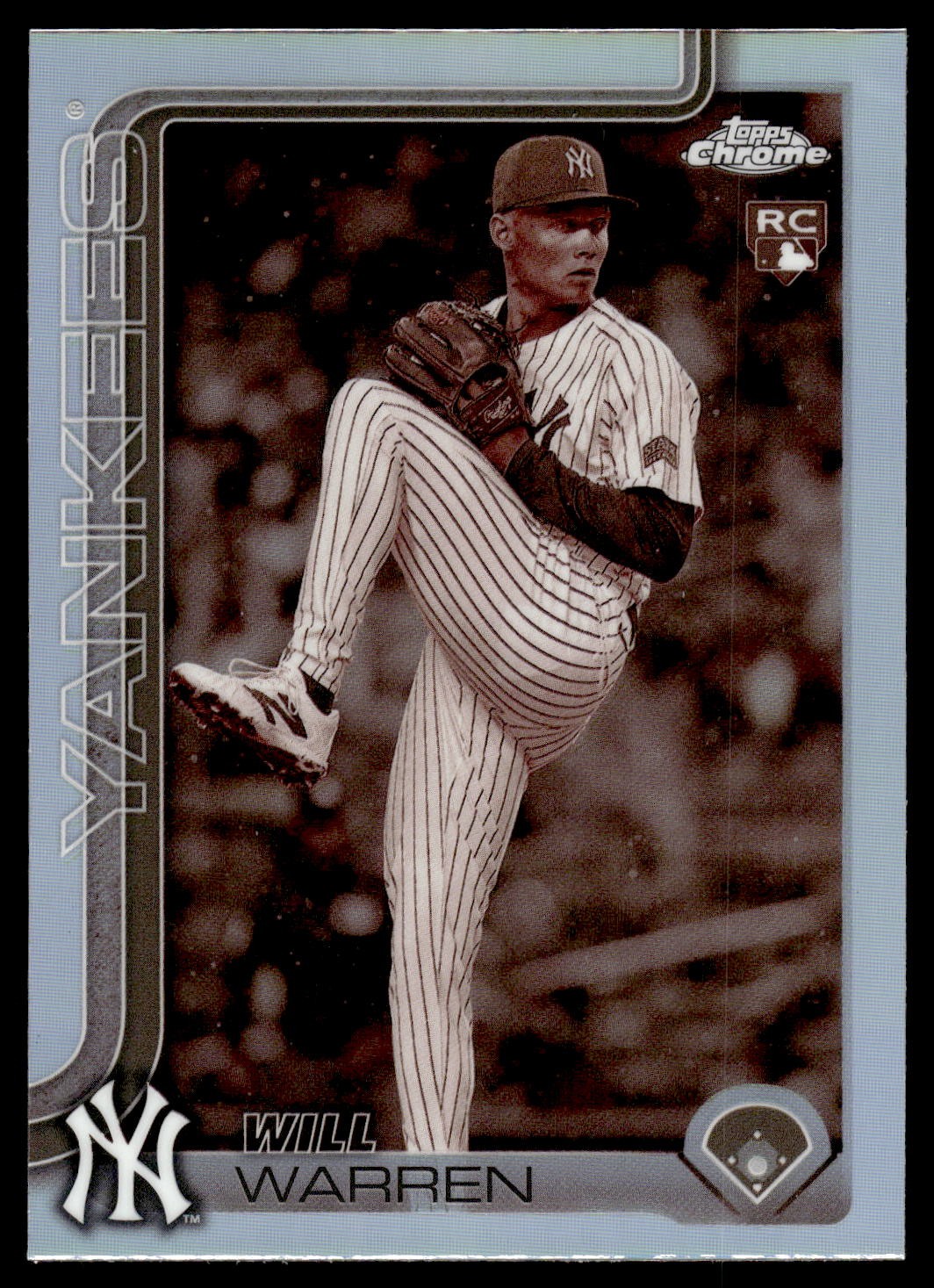 2025 Topps Chrome #81 Will Warren Sepia Refractors