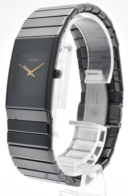 [NEAR MINT] RADO DiaStar 205.0295.3 Ceramics Black Quartz 23mm Men's Watch JAPAN