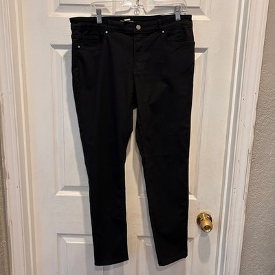 cigarette black pants Plus Size Black Cigarette Pants