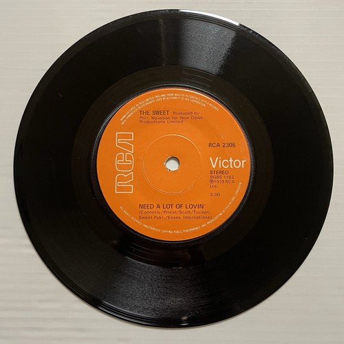 The Sweet Blockbuster / Need A Lot Of Lovin’ Vinyl Record 7” 45RPM RCA 2305 1973 - Picture 23 of 24