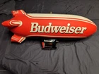 Vintage 90s Budweiser Bud One Inflatable Blimp 30" Airship Beer Sign Decor