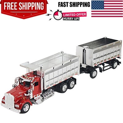 1/43 D/C Kenworth W900 Double Dump Truck, Color May Vary