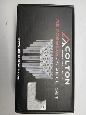 Colton Industrial Tools 25 Piece Ultra Precision R8 Round Collet Set 0.0005''