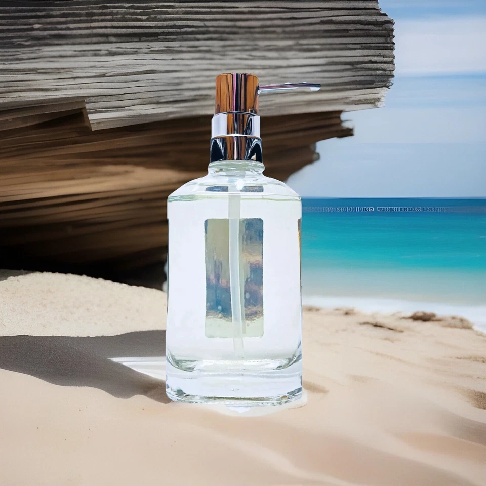 🆕2 Set~Aroma Aria Sea Salt Minerals W/Essential Oils Lux Hand Soap Glass Bottle - Image 2 of 4