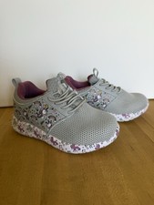 Girls Sneaker Unicorn Gray Pink Size 7
