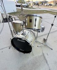 Premier Resonator Original, Lkfast, and 14" Alum Snare Poly Silver FREE SHIPPING