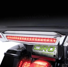 CIRO Center Brake Light with Chrome Finish for Motorcycles Part 40004