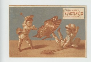 Mr Fancy Cancel Vegetine Tonic Solvent Diuretic Ad Card #563