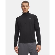 NEW Under Armour UA tech 2.0 1/2 zip black pullover wicking loose fit men 2XLT