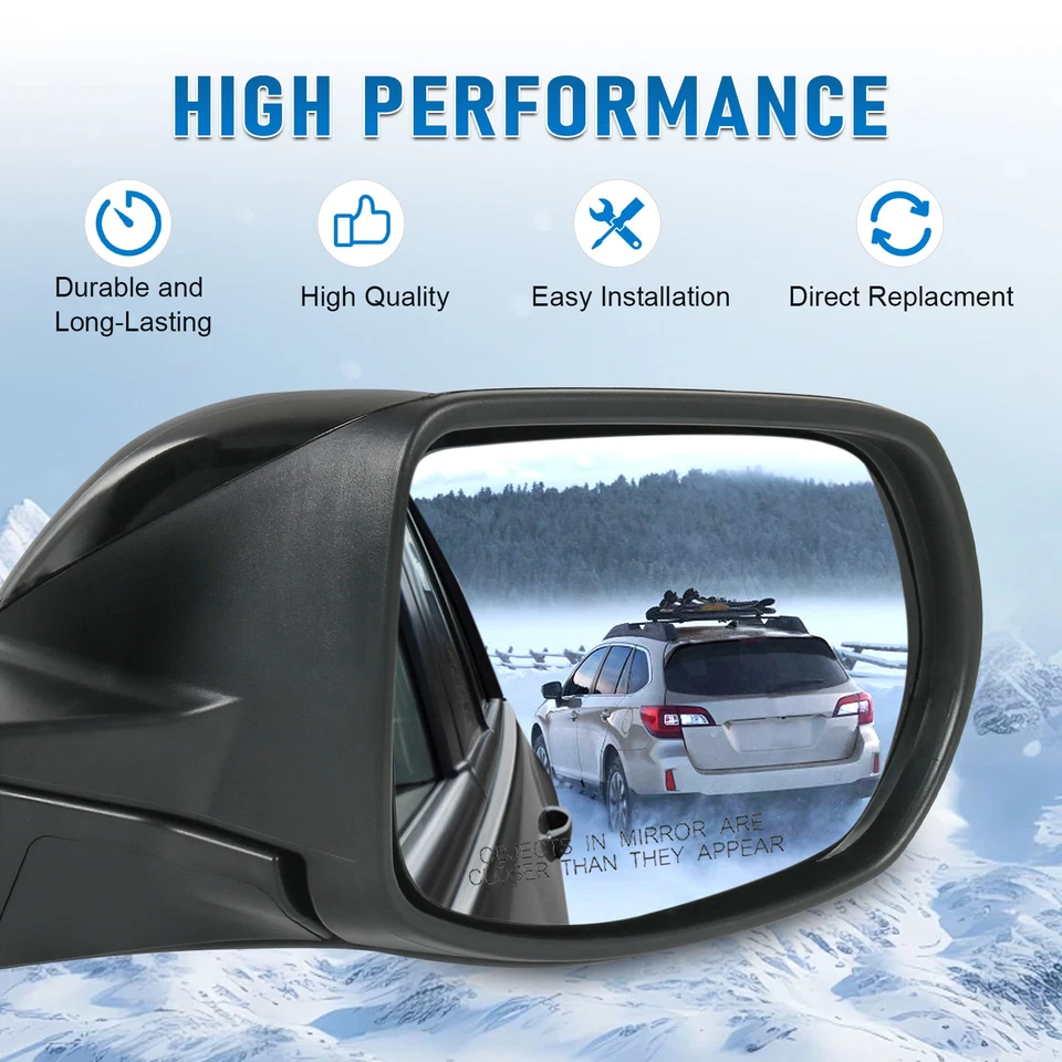 Espejos retrovisores eléctricos laterales para pasajero Honda CR-V CRV 2017-2022 76208TLCA01-PFM Foto 3 de 4