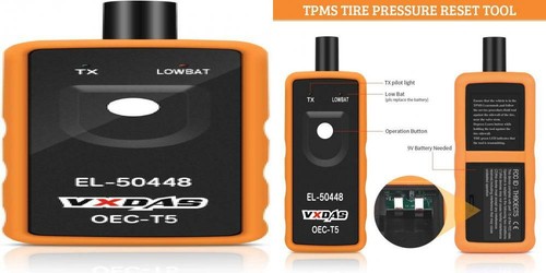 VXDAS Auto Tire Pressure Monitor Sensor TPMS Relearn Reset Activation Tool...