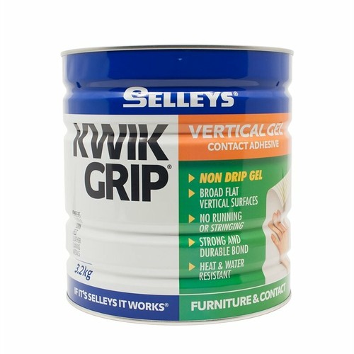 Selleys 3.2kg Kwik Grip Gel Vertical Contact Adhesive eBay