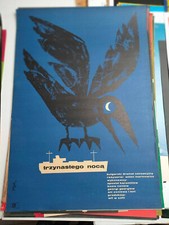 Plakat Trzynastego nocą1962 Jerzy Flisak Polnisches Filmplakat Movie Top! 
