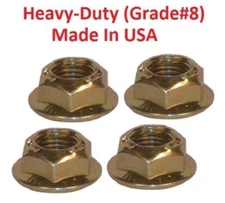 4 Torque Converter Nuts Ford A4LD C3 C4 C5 C6 AOD E4OD HeavyDuty 3/8"-24x.34"