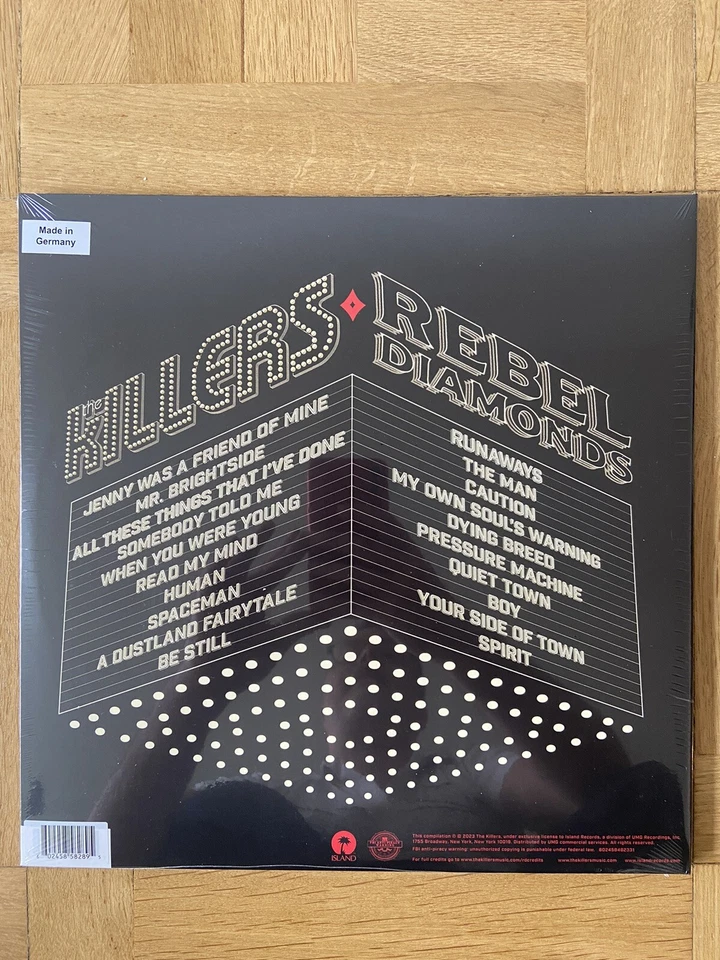 The Killers Rebel Diamonds double album vinyle vert (Spotify green vinyl 2 LPs) - Photo 3/3
