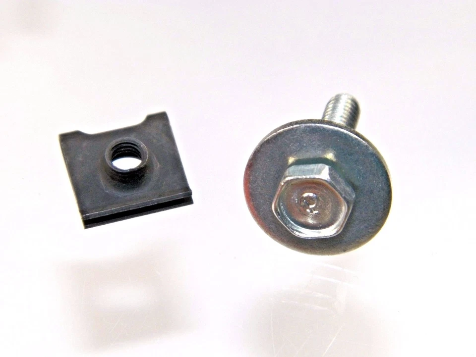 Radiator Shroud Bolts & Clips For 66-70 Mopar B Body Satellite Charger #1200 Foto 2 de 2