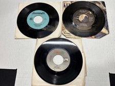 Kenny Rogers Lot of 3 45's Vinyl Crazy Through the Years We've Got Tonight Lady