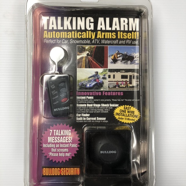 Bulldog Security Remote Talking Alarm System Car Truck