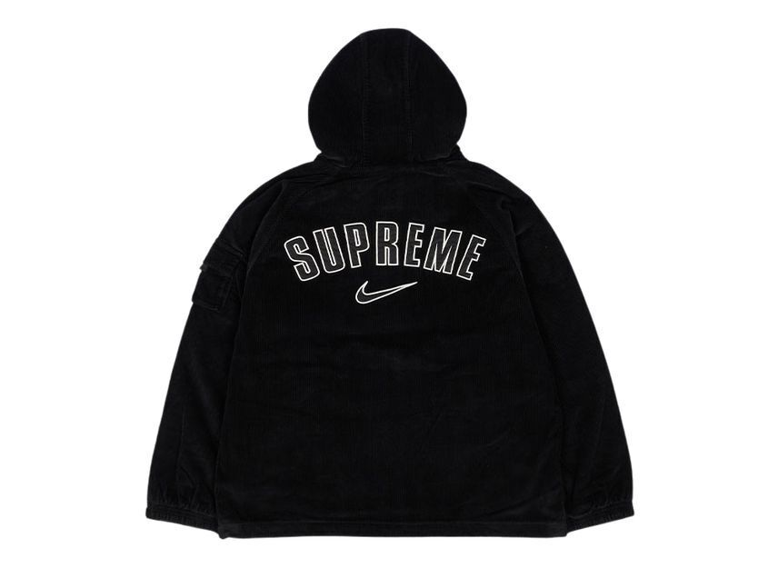 Supreme Nike Arc Corduroy Hooded Jacket Black | eBay Supreme Nike Arc Corduroy Hooded Jacket Black | eBay