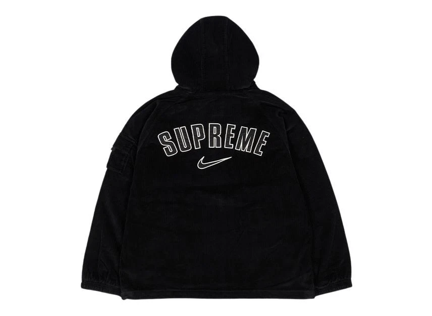 Veste à capuche Supreme Nike Arc velours côtelé noir
