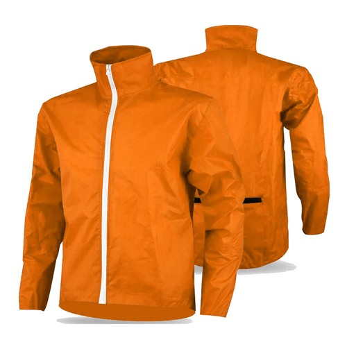 Mens Cycling Rain Jacket Waterproof Windproof Sports Jacket Raincoat S to XXL - Picture 3 of 5