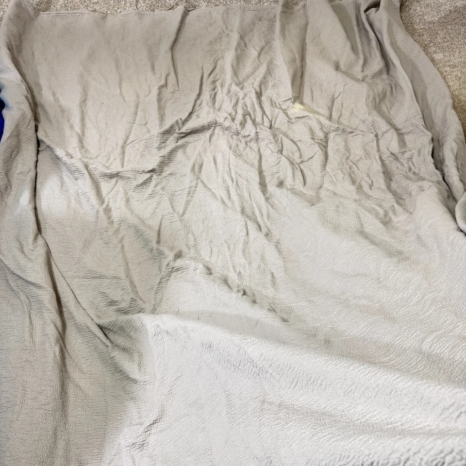 west elm green duvet king brown textured organic cotton neutral tone - Image 2 of 4