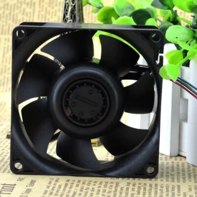 D80SH-12C 12V Computer Cooling Fan - 80mm Cabinet Fan For PC Case