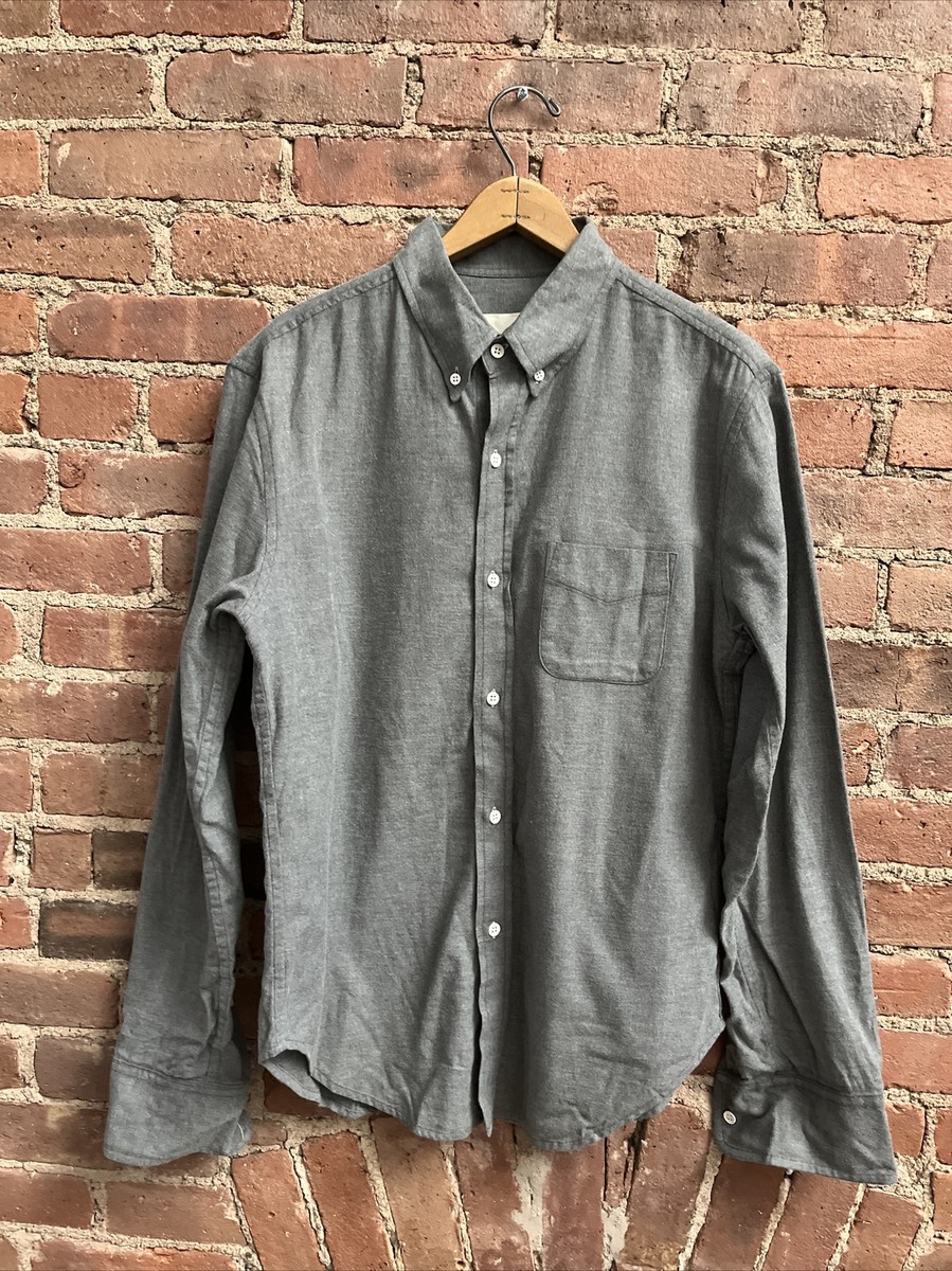 band of outsiders　タキシード　アメリカ製 Vintage Band Of Outsiders Men's Flannel Shirt, Sz Large Slim