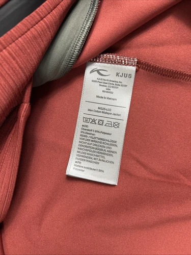 KJUS Golf Jacket Colton Midlayer XL 54 Cedar Red Polyester Spandex NWT MSRP $279 image 7