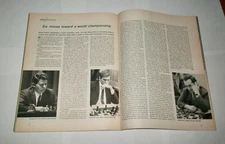 1971 Sports Illustrated BOBBY FISCHER beats Russian MARK TIAMANOV Chess !