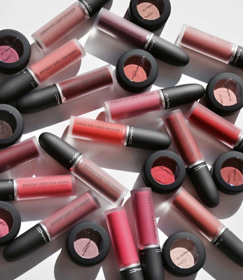 MAC Powder Kiss Liquid Lipcolour Eyeshadow NIB, 100% AUTHENTIC, CHOOSE SHADE
