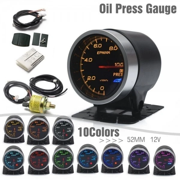 TURBO BOOST EGT TEMP OIL PRESSURE GAUGES FOR SUBARU IMPREZA LEGACY JUSTY - Image 3 of 4