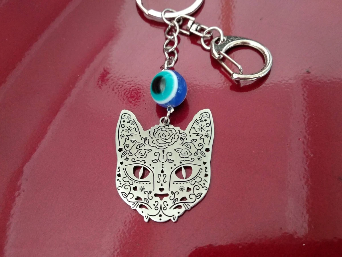 Cat eye shop keychain