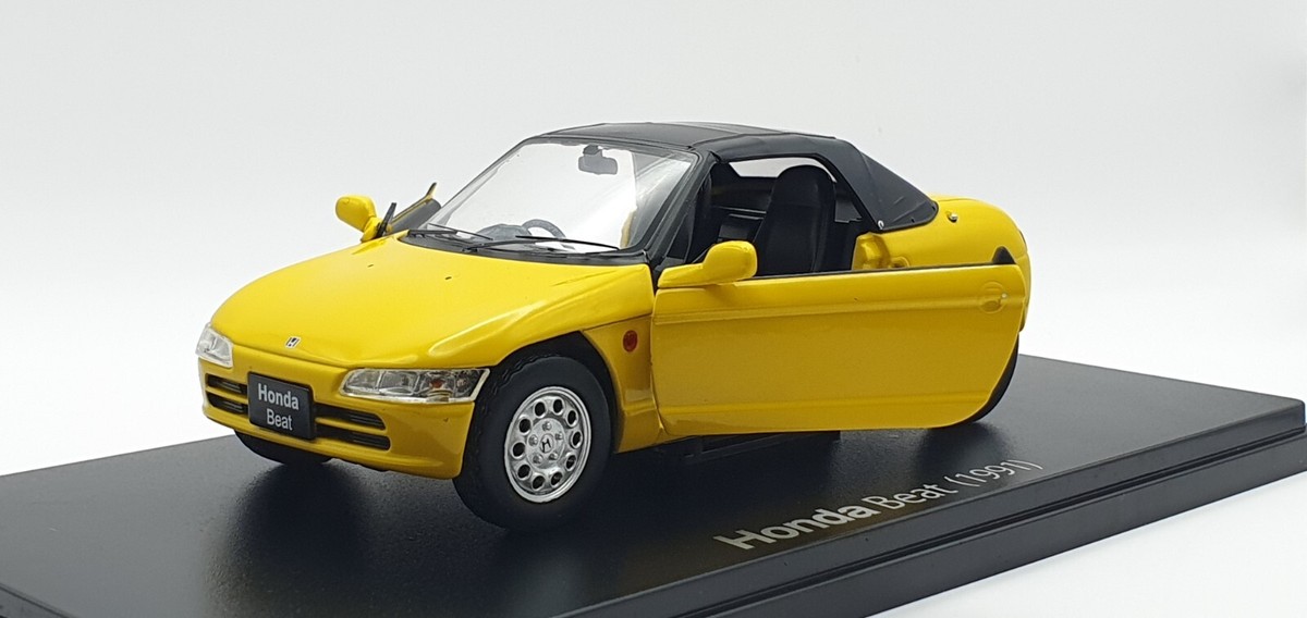 1/24 Hachette 1991 HONDA BEAT YELLOW diecast car model | eBay