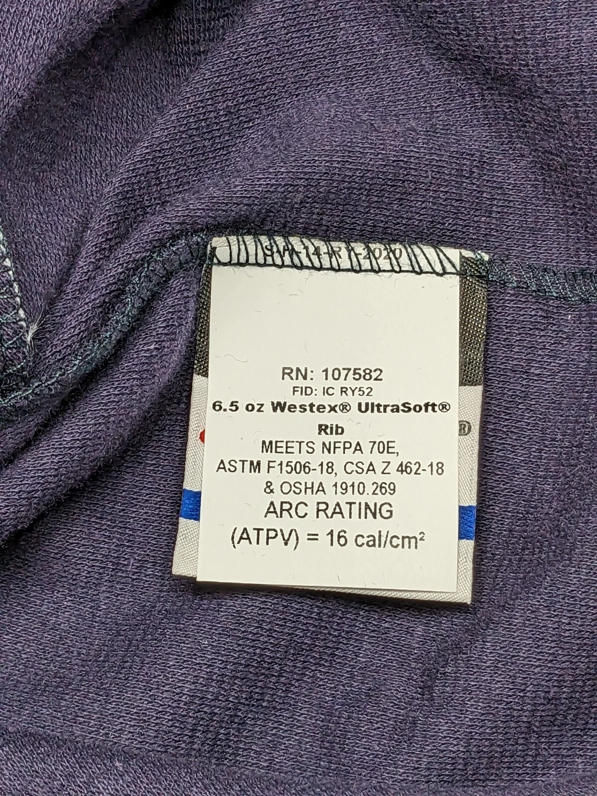 National Safety Apparel Flame Res. Ultrasoft Knit Hood 12 Cal/Sq Qty 2 H11RY - product detail image 3