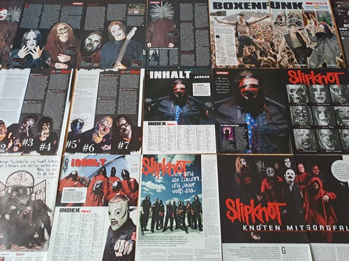 Slipknot Berichte Sammlung Clippings Nr.1 Metal Hammer. Rock Hard - Bild 5 von 11