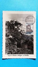 FRANCE CARTE MAXIMUM YVERT 1127 BEYNAC CAZENAC CHATEAU 18F 1957 L046
