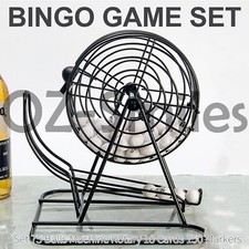 BINGO BOARD GAME SET ENTERTAINMENT KIDS FUN SPINNER CARDS TALLY CARD KIT FAMILY