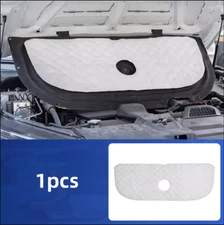 white Engine Hood Insulation Pad Soundproof Heat For Honda CR-V CRV 2023-2025