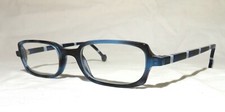 l.a. Eyeworks LEFTY, NEW - New Old Stock 02' Blue stripe 636 Eyeglass Frames