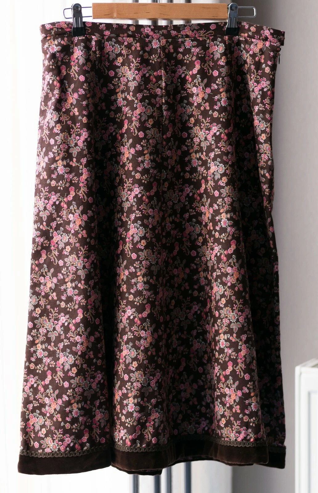 Vintage Women Skirt Size M 100% Cotton