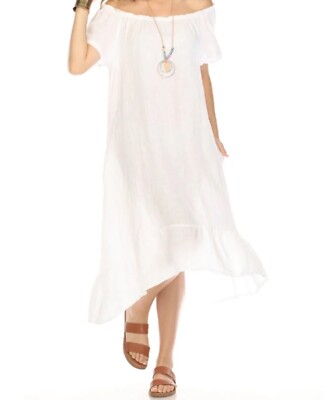 FLAIR FLAUNT White Verona Dress Sz S/M Nwt $113