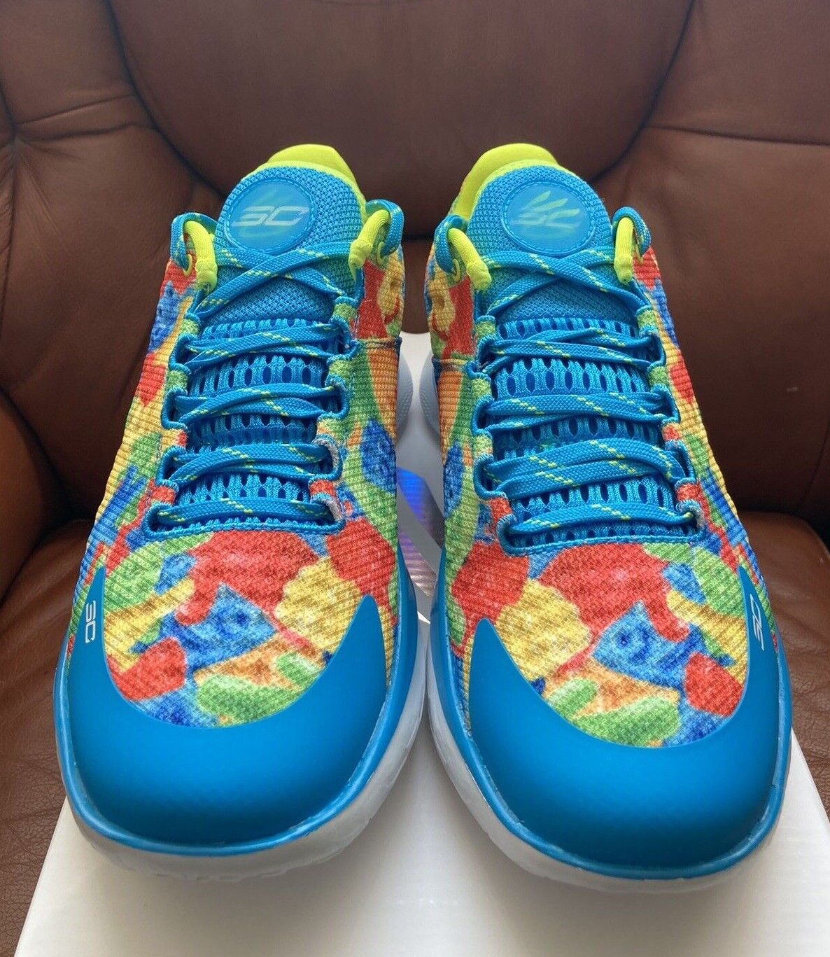 Under Armour UA Curry 1 Flotro Low X Sour Patch Kids 3025633-300 Men 10 ...